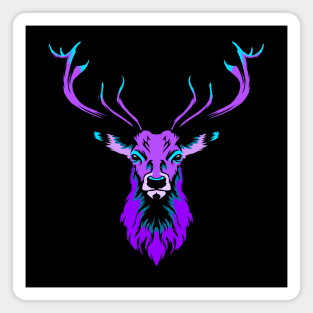 Neon Stag Magnet